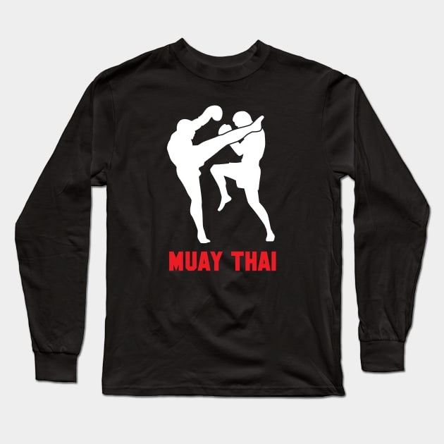 Muay-Thai Long Sleeve T-Shirt by Woah_Jonny